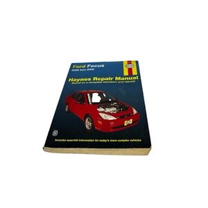 Hanes Ford Focus Repair Manual - Blue and Red Cover